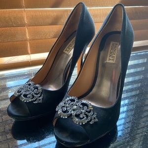 Badgley Mischka Peep Toe Heel